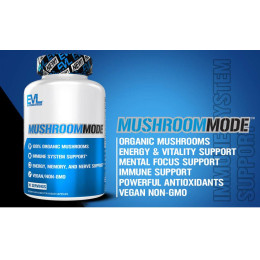 Смесь грибов для иммунитета Evlution Nutrition MushroomMode 90 Veggie Capsules Evlution Nutrition