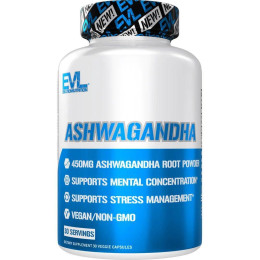 Екстракт ашваганди Evlution Nutrition Ashwagandha 450 mg 30 Veggie Capsules Evlution Nutrition