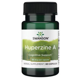 Гуперзин А Swanson Huperzine A, 50 mcg, 60 Capsules Swanson