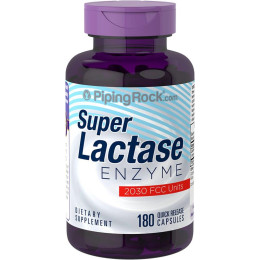 Энзим Piping Rock Super Daily Digest-Lactase Enzyme 2030 FCC Units, 180 Quick Release Capsules Piping Rock