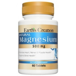 Magnesium 500 mg 60 tabl Earth's Creation