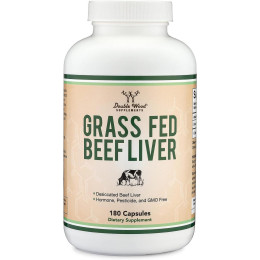 Grass Fed Beef Liver 1000 mg (на 2 капсули), 180 capsules