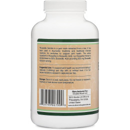 Босвеллия Double Wood Boswellia 1000 mg (65% босвеллієвої кислоти), 240 capsules