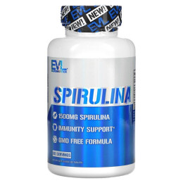 Спирулина Evlution Nutrition Spirulina 500 mg 180 Tablets Evlution Nutrition