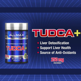 Таурурсодезоксіхолева кислота AllMax Nutrition Tudca+ 250 mg 60 Capsules AllMax Nutrition