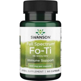 Горец многоцветковый Swanson Full Spectrum Fo-Ti He-Shou-Wu 500 mg 60 Caps Swanson