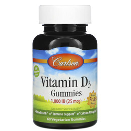 Vitamin D3 1000 IU 60 soft gels Carlsson