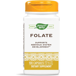 Фолат Nature's Way Folate, 800 mcg, 100 Capsules Nature's Way