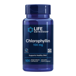 Хлорофілін Life Extension Chlorophyllin 100 mg 100 Vegetarian Capsules Life Extension