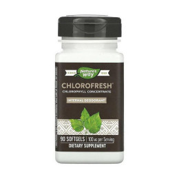 Хлорофил Nature's Way Chlorofresh Chlorophyll Concentrate 50 mg 90 Softgels Nature's Way