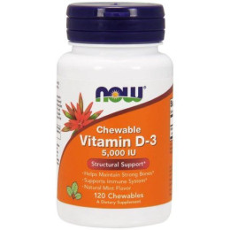 Вітамін D-3 Now Vitamin D-3 5000 IU 120 chewables