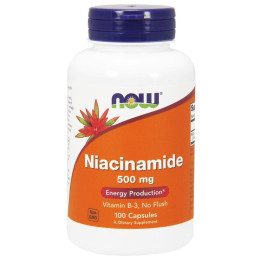 Ніацинамід Now Niacinamide 500 mg 100 caps GMP