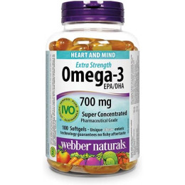 Омега-3 Omega-3 700 mg 100 softgels Webber Naturals