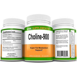 Choline Bitartrate 900 mg 90 caps KRK