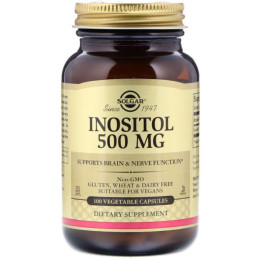 Инозитол Solgar Inositol 500 mg 100 veg caps Solgar