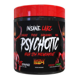 Предтренировочный комплекс Insane Labz Psychotic Hellboy 35serv (Cherry Limeade) Insane labz