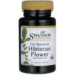 Hibiscus Flower Full Spectrum 400 mg 60 caps Swanson