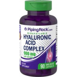 Гиалуроновая кислота Piping Rock Hyaluronic Acid Complex, 900 mg, 90 Capsules Piping Rock