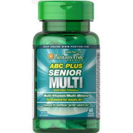 Витамины Puritan's Pride ABC Plus Senior Multivitamin Multi-Mineral Formula 60 Caplets Puritan's Pride