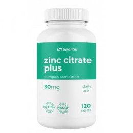 Zinc Citrate 120таб Sporter