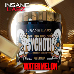 Передтренувальний комплекс Insane Labz Psychotic Gold 204g (Watermelon) Insane labz