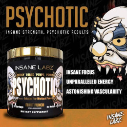 Передтренувальний комплекс Insane Labz Psychotic Gold 204g (Watermelon) Insane labz