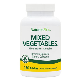 Овощной комплекс Nature's Plus Mixed Vegetables, 180 Tablets Nature's Plus