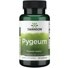 Вітаміни для простати Піджеум Swanson Pygeum, 100 Capsules Swanson