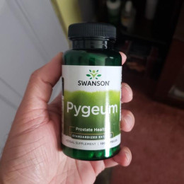 Витамины для простаты Пиджеум Swanson Pygeum, 100 Capsules Swanson