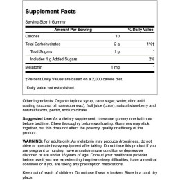 Melatonin 5mg 60 Gummies (Strawberry) Swanson