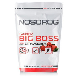 Гейнер Big Boss 1500 гр (Полуниця) NOSOROG