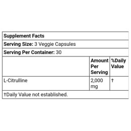 L-цитрулін Evlution Nutrition L-Citrulline 2000 90 Veggie Capsules Evlution Nutrition