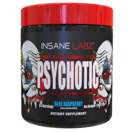 Psychotic Mens 220g (Blue Raspberry) Insane labz