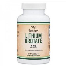 Lithium Orotate 5 mg, 210 capsules