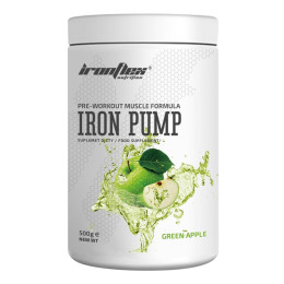 Предтренировочный комплекс IronFlex Iron Pump 500 g (Green apple) IronFlex