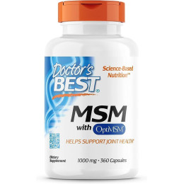 Метилсульфонілметан Doctor's Best MSM with OptiMSM 1,000 mg 360 Capsules Doctor's s Best