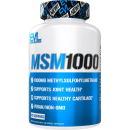 Метилсульфонілметан Evlution Nutrition MSM 1000 120 Veggie Capsules Evlution Nutrition