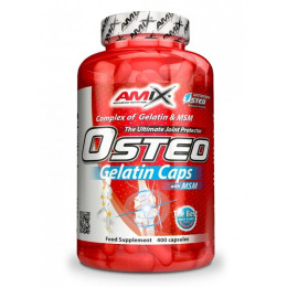 Для суглобів та зв'язок Amix Nutrition OsteoGelatine + MSM 400cps Amix