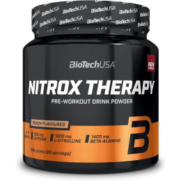 Предтренировочный комплекс Biotech Nitrox Therapy 340 g (Peach) BioTech