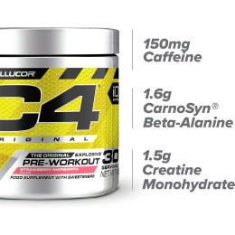 Предтренировочный комплекс Cellucor C4 Original 180 g (Strawberry Margarita) Cellucor