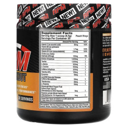 RPM, Pre-Workout 195 g (Peach Rings) Evlution Nutrition