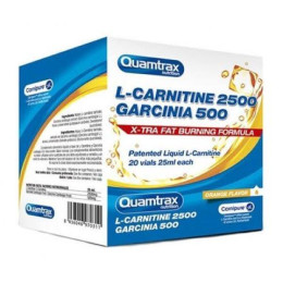 Жироспалювач Quamtrax L-Сarnitine 2500+ Garcinia 500 20x25 ml (Orange)