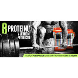 Многокомпонентный протеин Extrifit Long® 80 Multiprotein 1000 g (Strawberry Banana) Extrifit