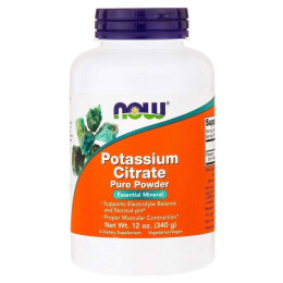 Калий цитрат Now Potassium Citrate 340 g