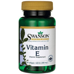 Вітамін Е Swanson Vitamin E 400 IU 60 Sgels Swanson