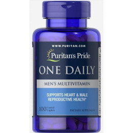 Вітаміни для чоловіків One Daily Men's Multivitamin 100 Caplets Puritan's Pride