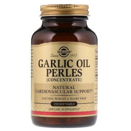 Чесночное масло Solgar Garlic Oil Perles Concentrate 250 sgels Solgar