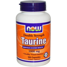 Таурин Now Taurine 1000mg 100 caps NOW