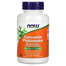 Куркумін NOW Curcumin Phytosome 500 mg 60 veg caps