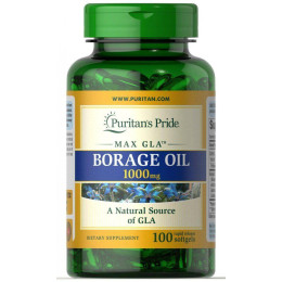 Масло огірочника Puritan's Pride Borage Oil 1000mg 100 caps Puritan's Pride